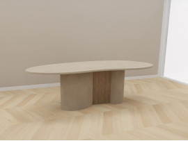 Betonlooktafel Organic Twin RK